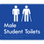 Male Student Toilets with Ambulant Cubicle