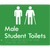 Male Student Toilets with Ambulant Cubicle