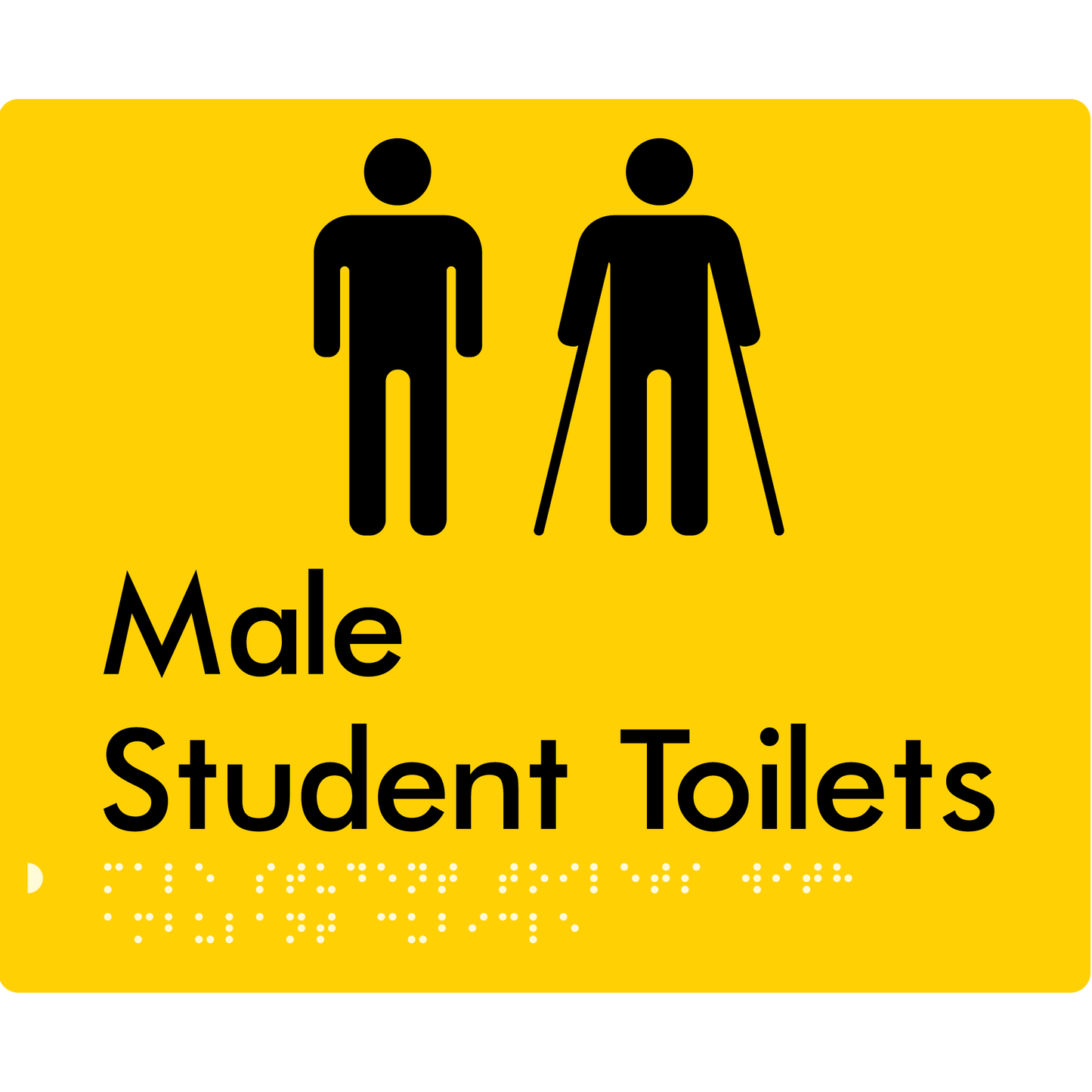 Male Student Toilets with Ambulant Cubicle