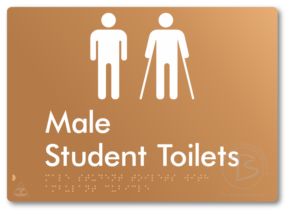 Male Student Toilets with Ambulant Cubicle