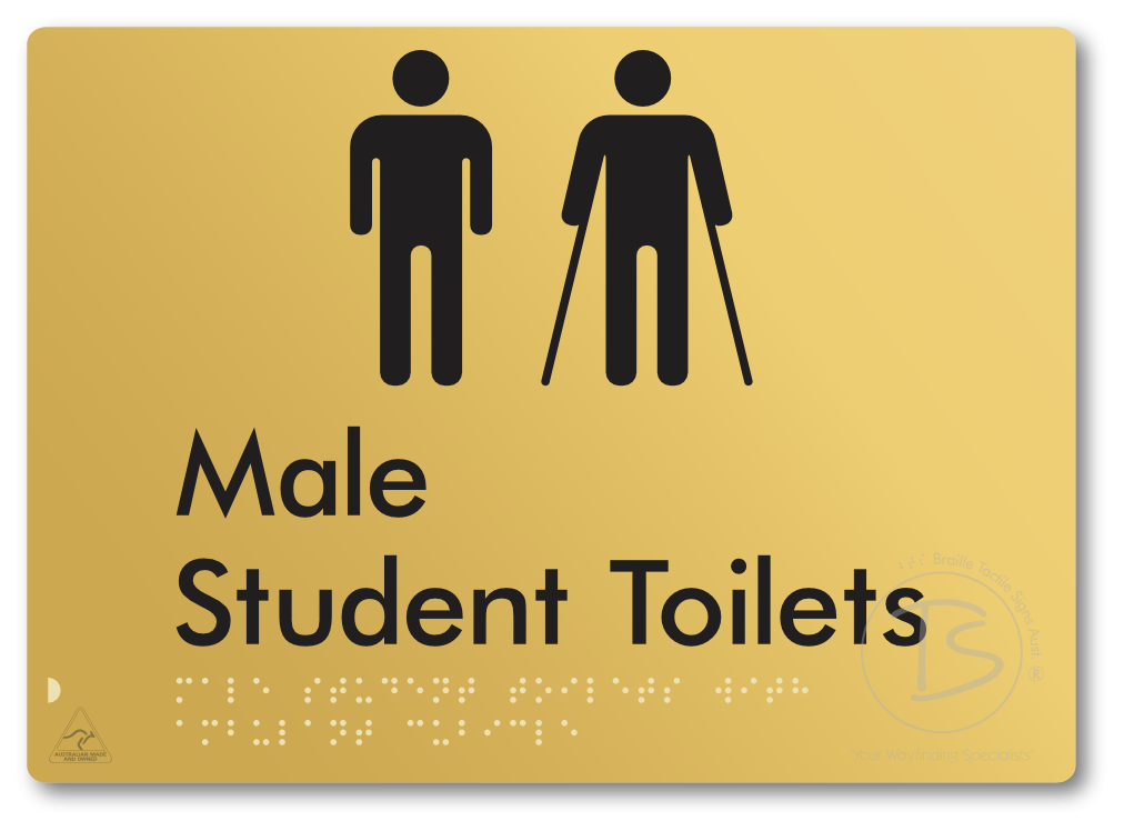 Male Student Toilets with Ambulant Cubicle