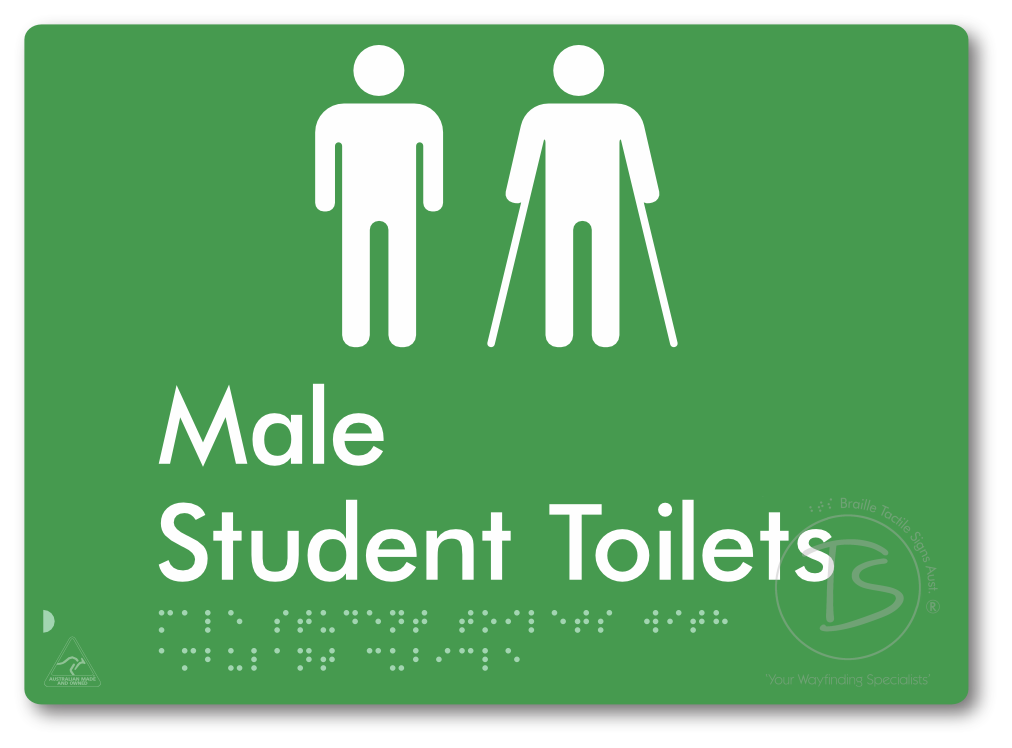 Male Student Toilets with Ambulant Cubicle
