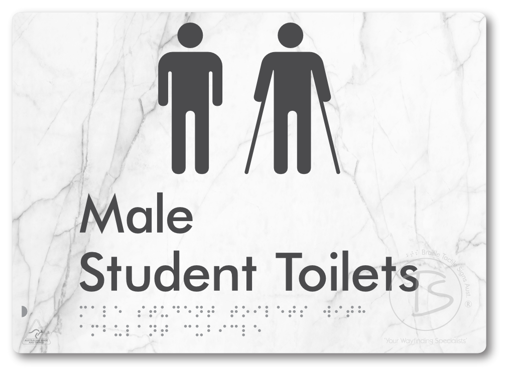 Male Student Toilets with Ambulant Cubicle