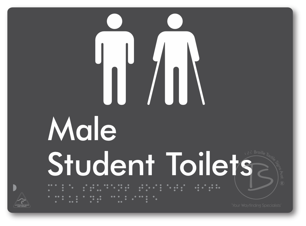 Male Student Toilets with Ambulant Cubicle