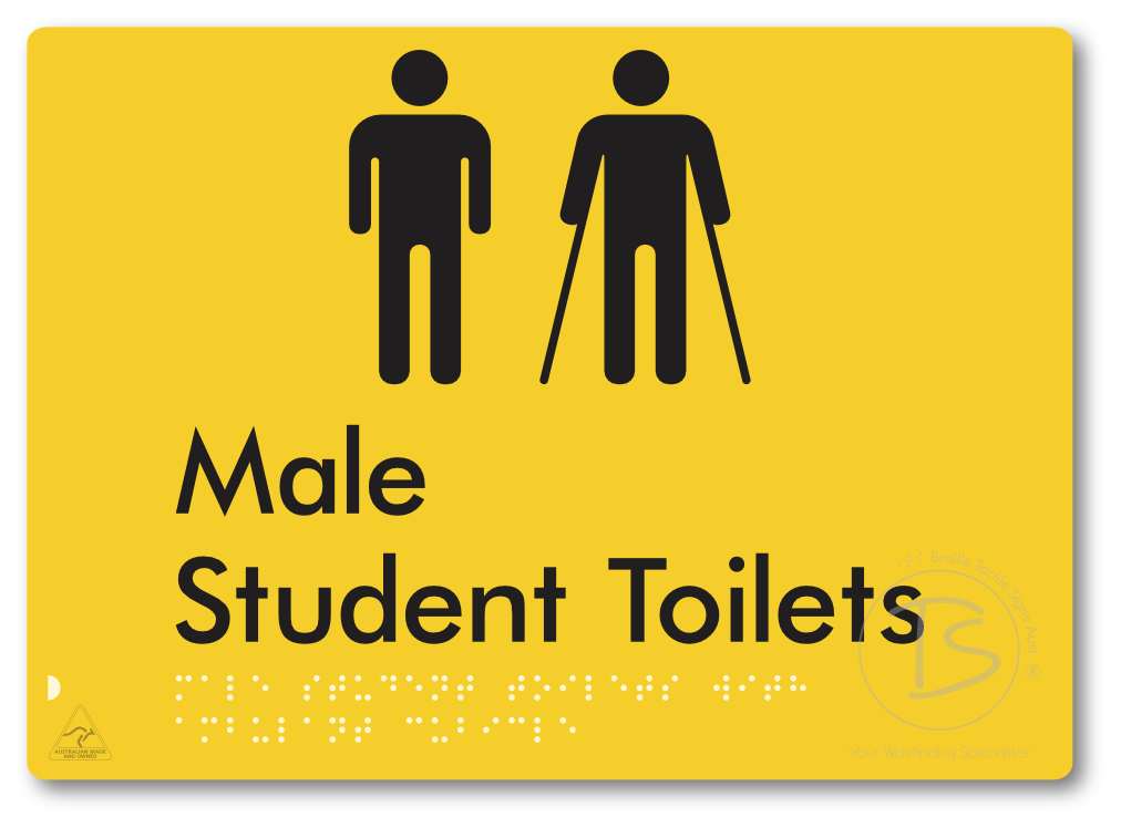 Male Student Toilets with Ambulant Cubicle