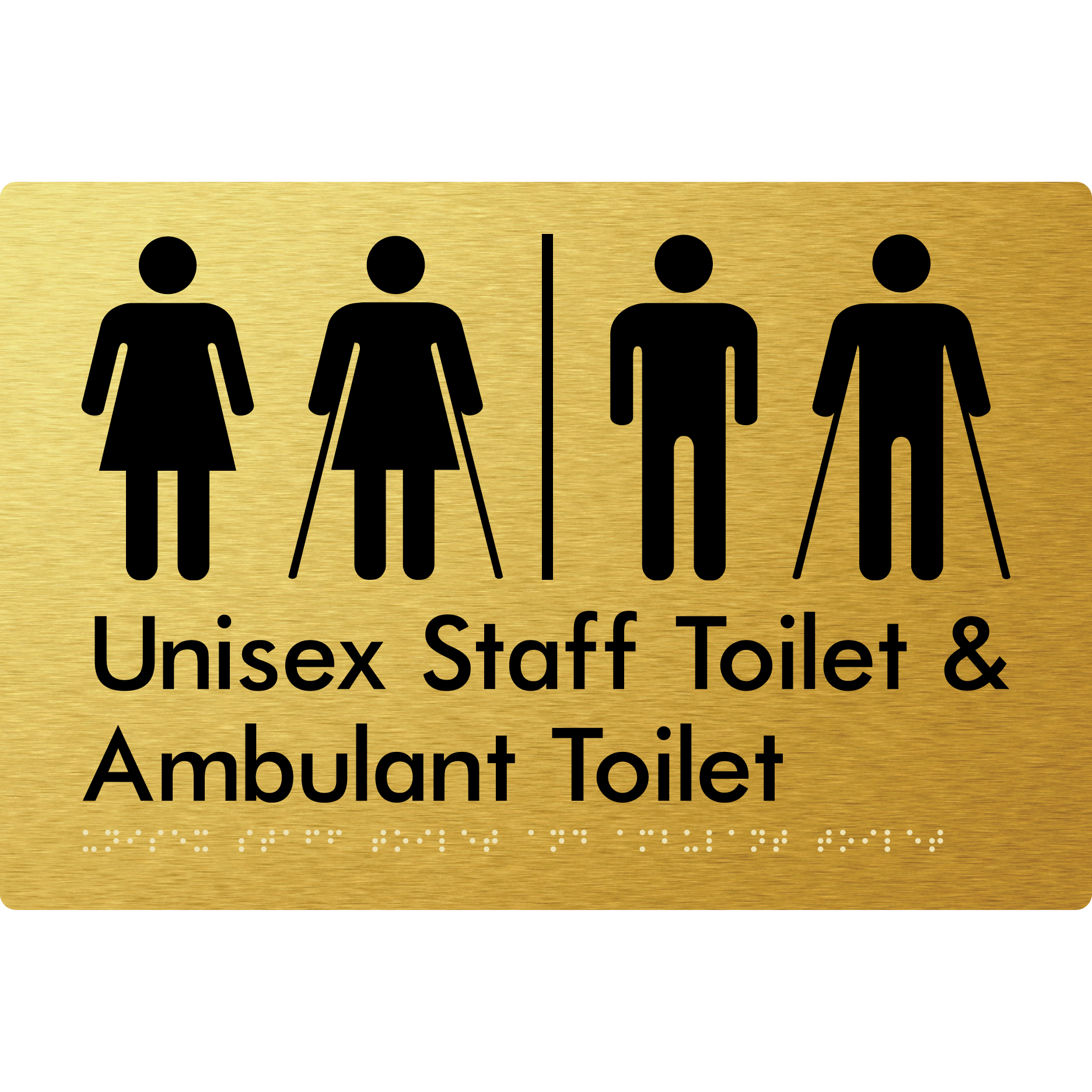 Female Student Toilets with Ambulant Cubicle with Air Lock - Braille Tactile Signs Aust.