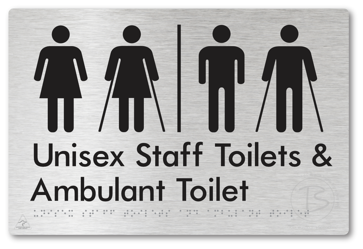 Unisex Staff Toilet and Ambulant Toilet with Airlock
