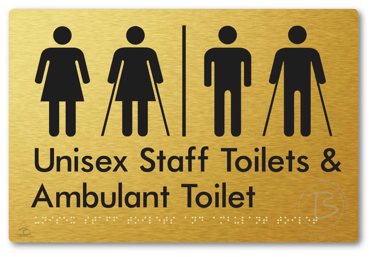 Unisex Staff Toilet and Ambulant Toilet with Airlock