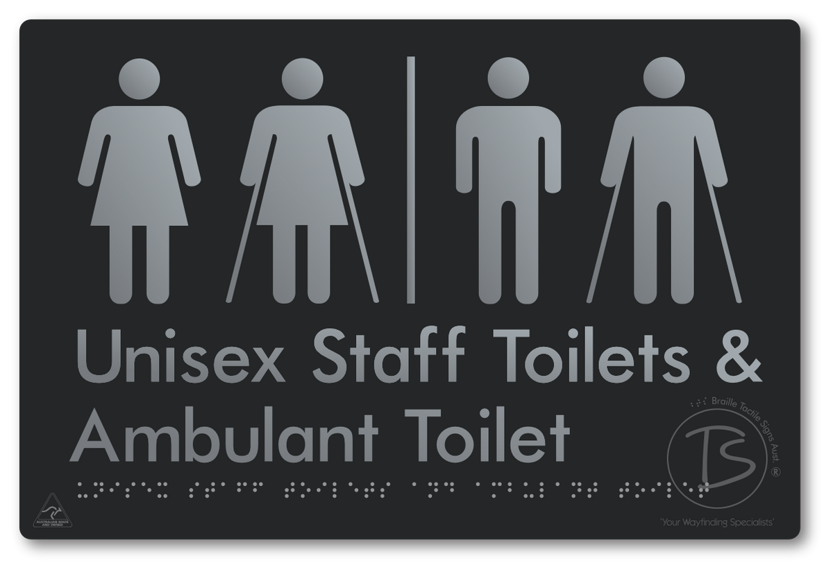 Unisex Staff Toilet and Ambulant Toilet with Airlock