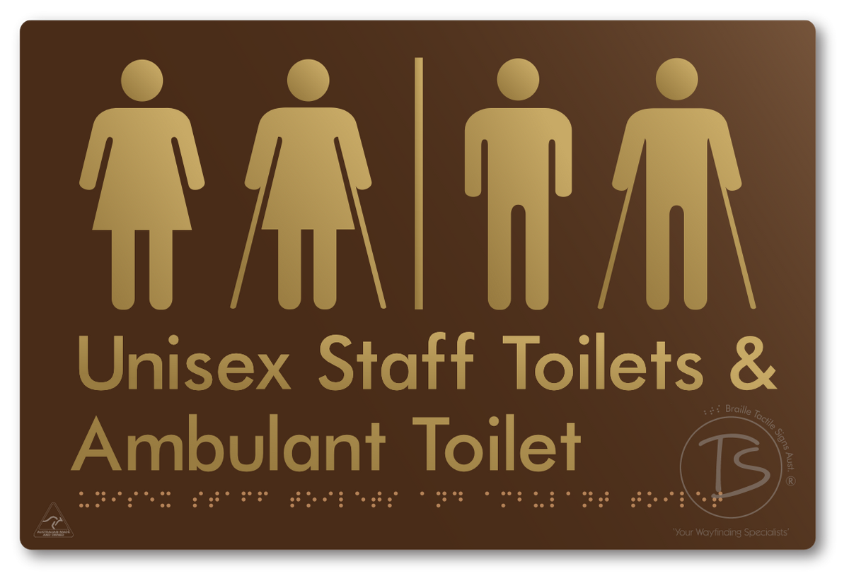 Unisex Staff Toilet and Ambulant Toilet with Airlock