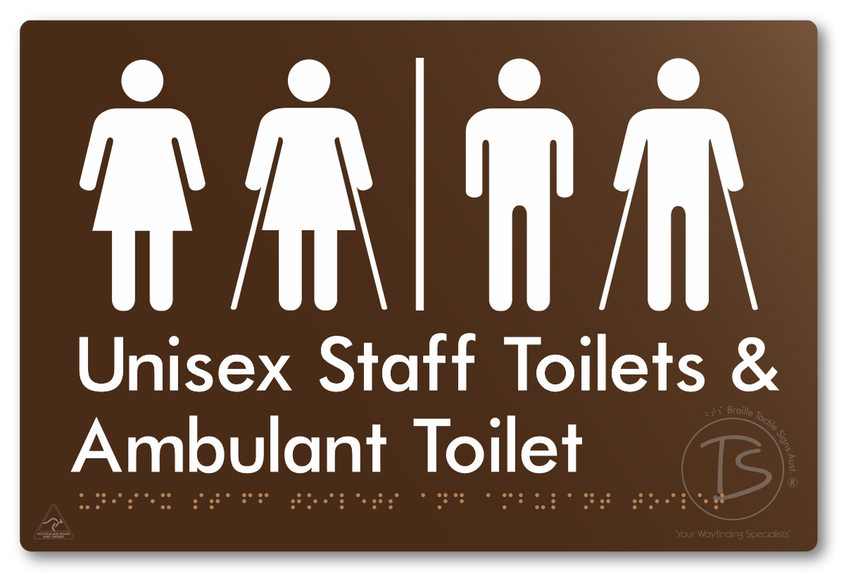 Unisex Staff Toilet and Ambulant Toilet with Airlock