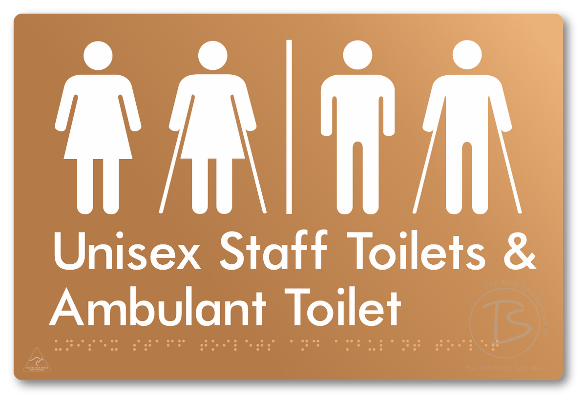Unisex Staff Toilet and Ambulant Toilet with Airlock