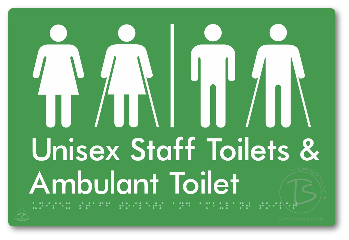 Unisex Staff Toilet and Ambulant Toilet with Airlock