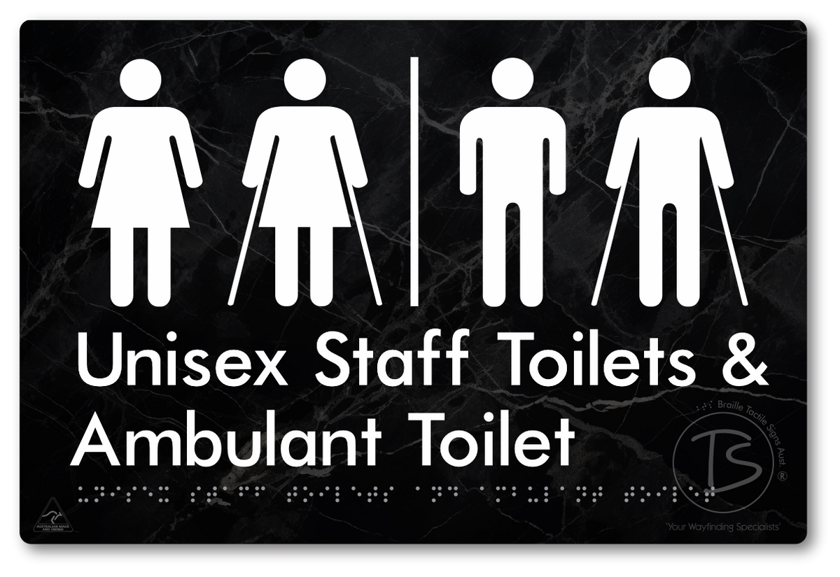 Unisex Staff Toilet and Ambulant Toilet with Airlock
