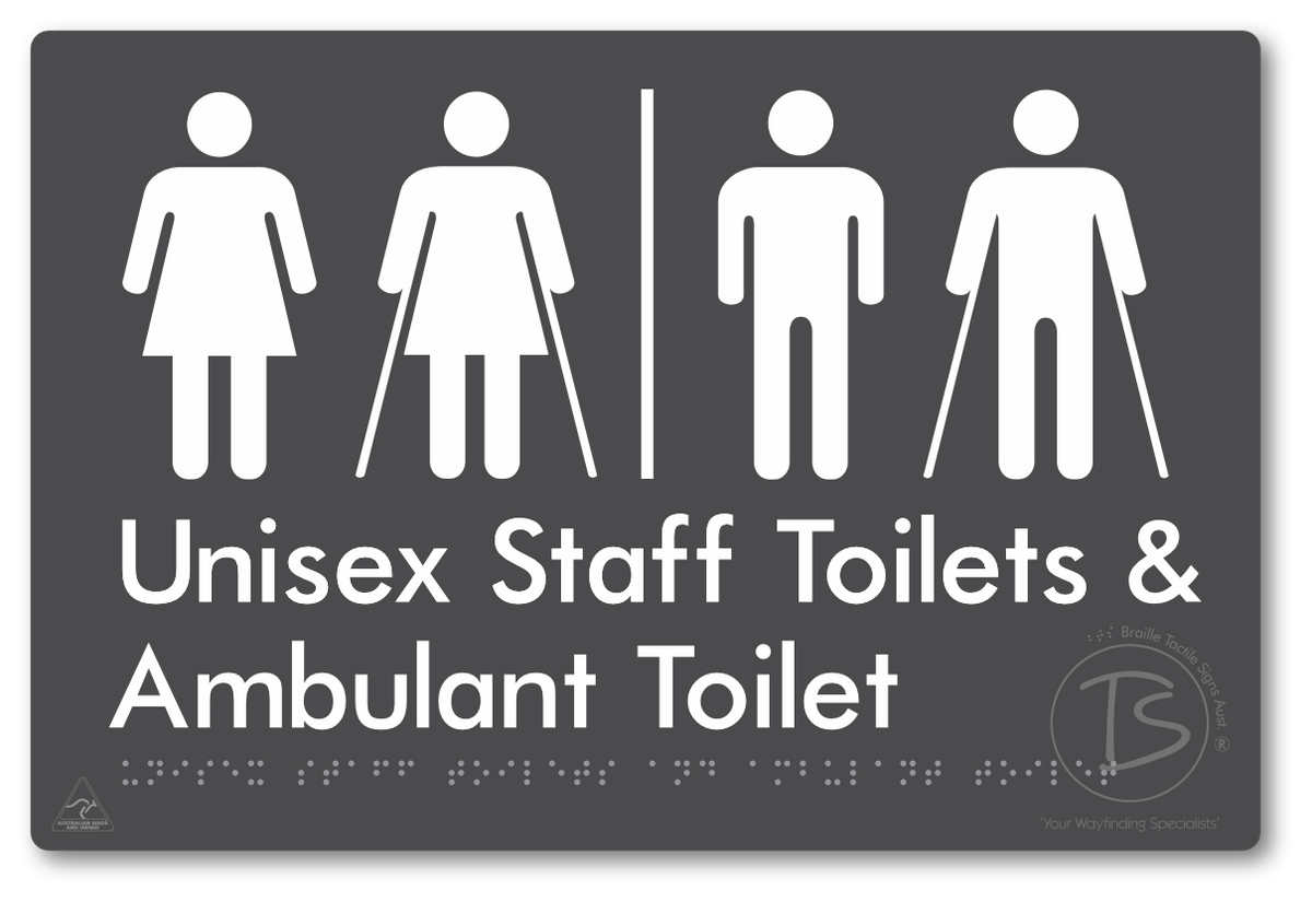 Unisex Staff Toilet and Ambulant Toilet with Airlock