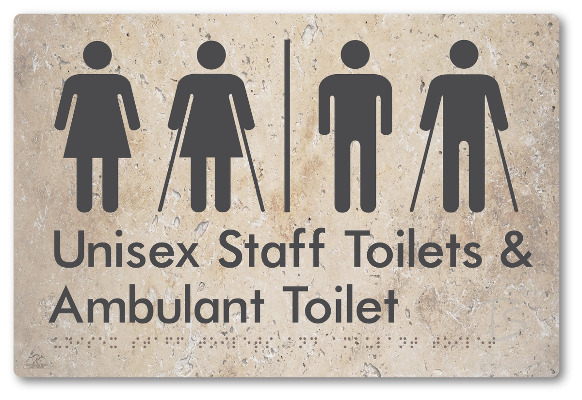 Unisex Staff Toilet and Ambulant Toilet with Airlock