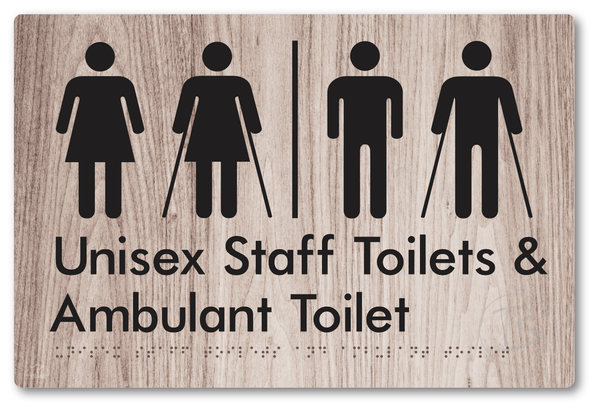 Unisex Staff Toilet and Ambulant Toilet with Airlock