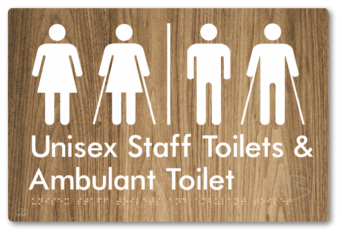 Unisex Staff Toilet and Ambulant Toilet with Airlock