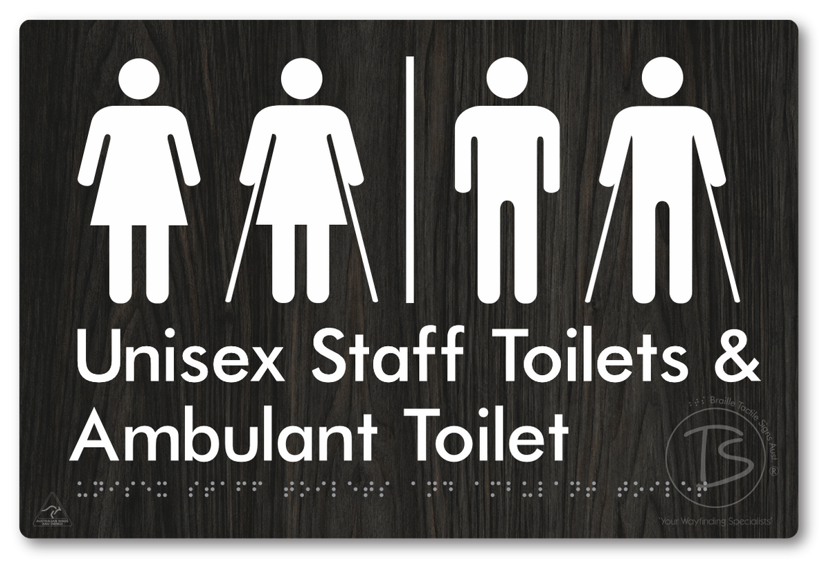 Unisex Staff Toilet and Ambulant Toilet with Airlock