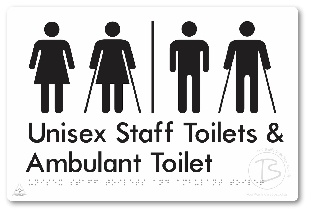 Unisex Staff Toilet and Ambulant Toilet with Airlock