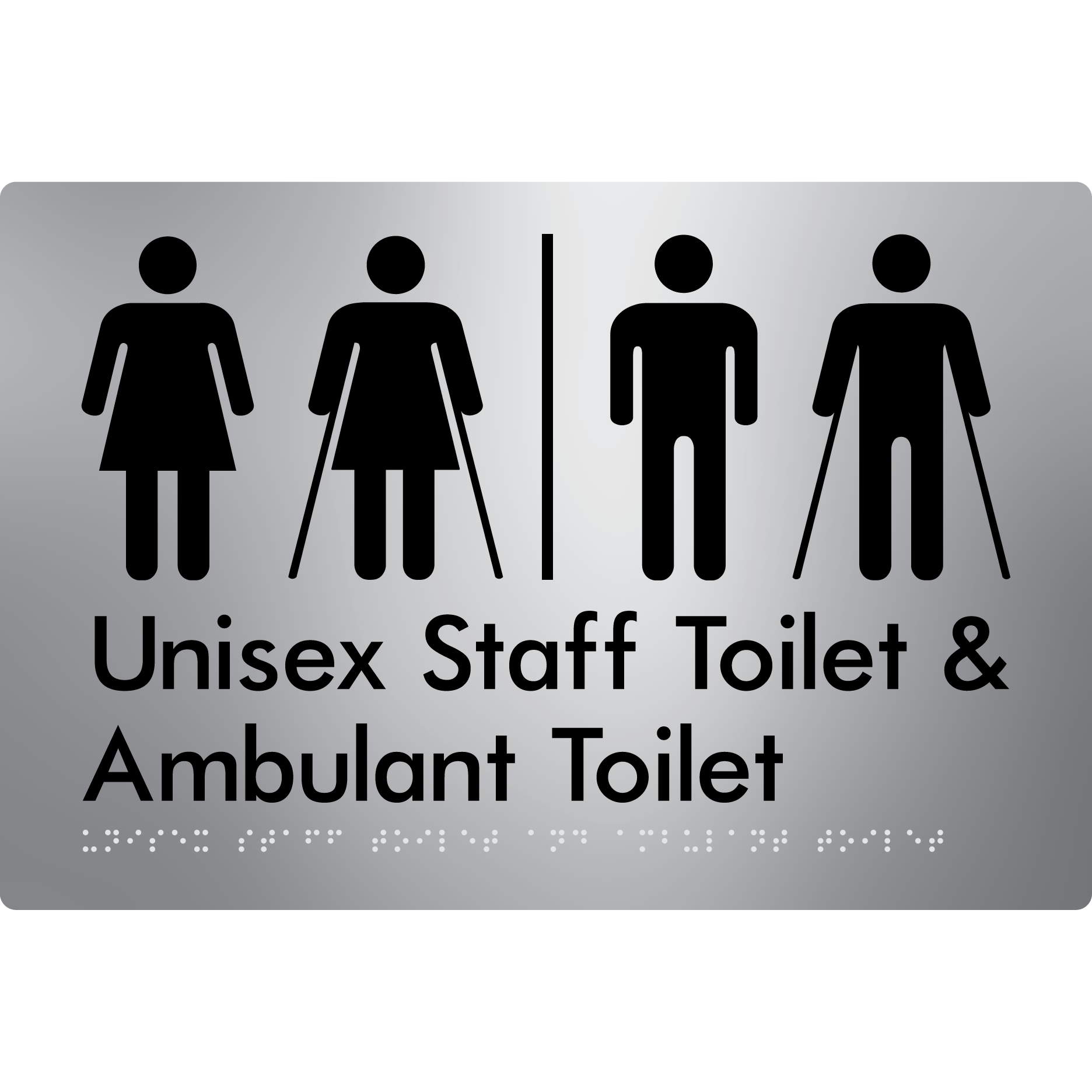 Unisex Staff Toilet and Ambulant Toilet with Airlock