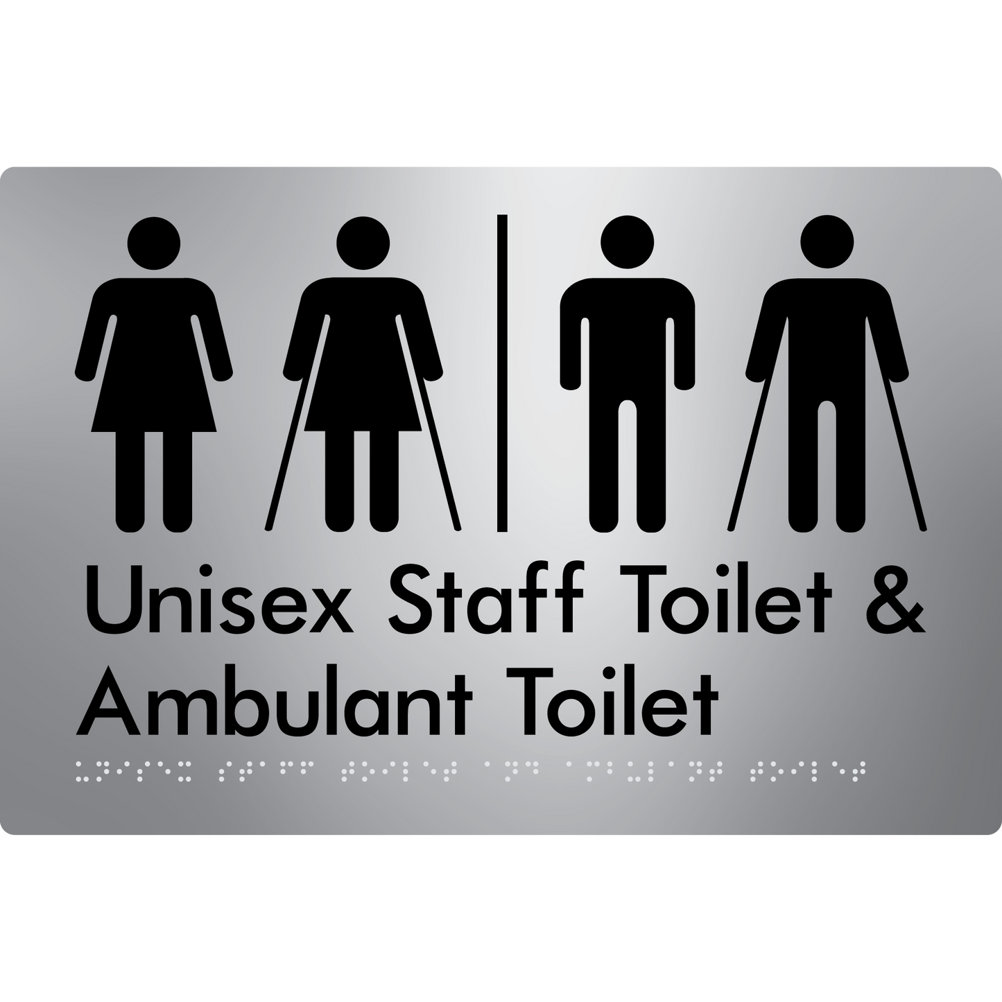 Unisex Staff Toilet and Ambulant Toilet with Airlock