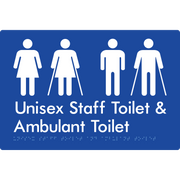 Unisex Staff Toilets and Ambulant Toilet
