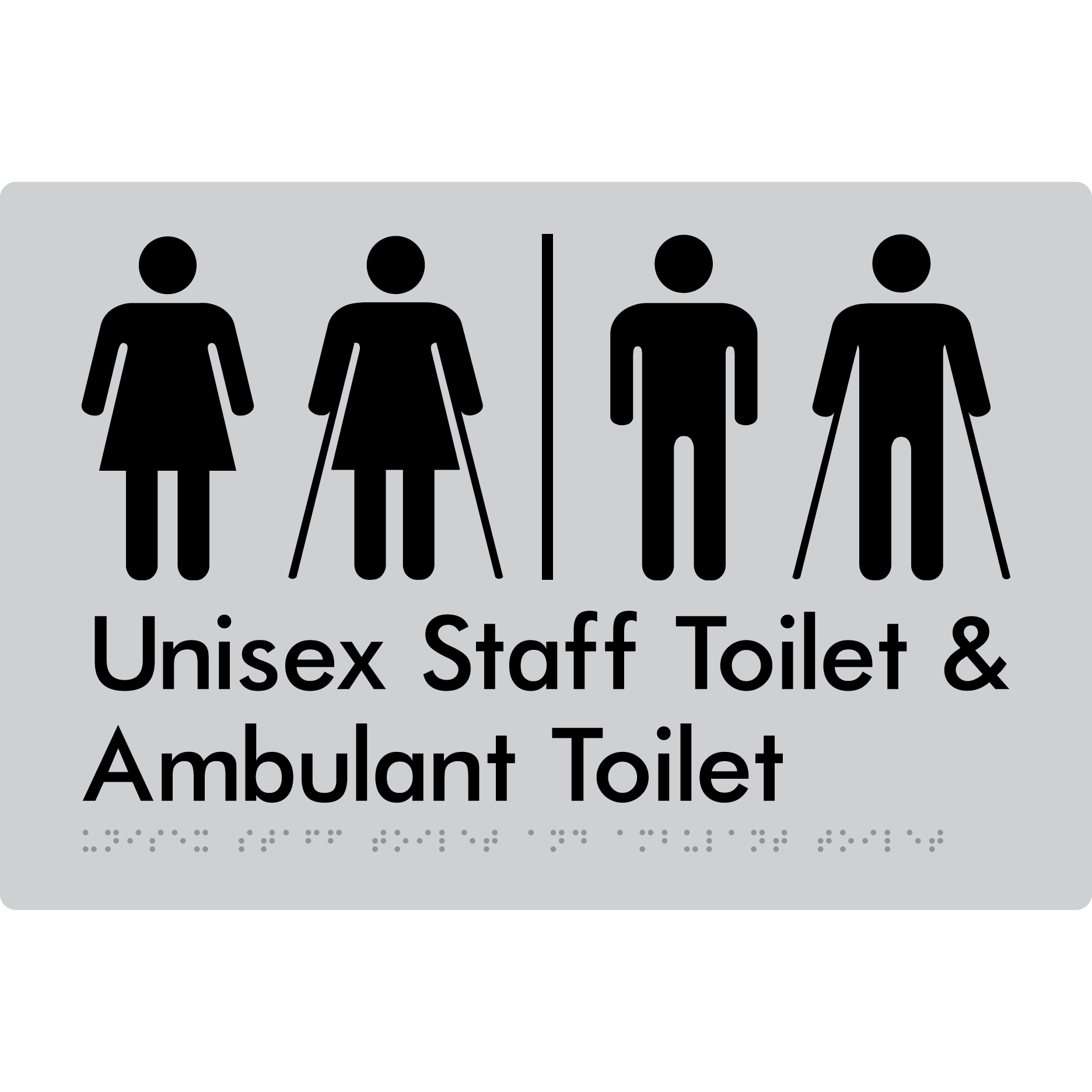 Unisex Staff Toilet and Ambulant Toilet with Airlock
