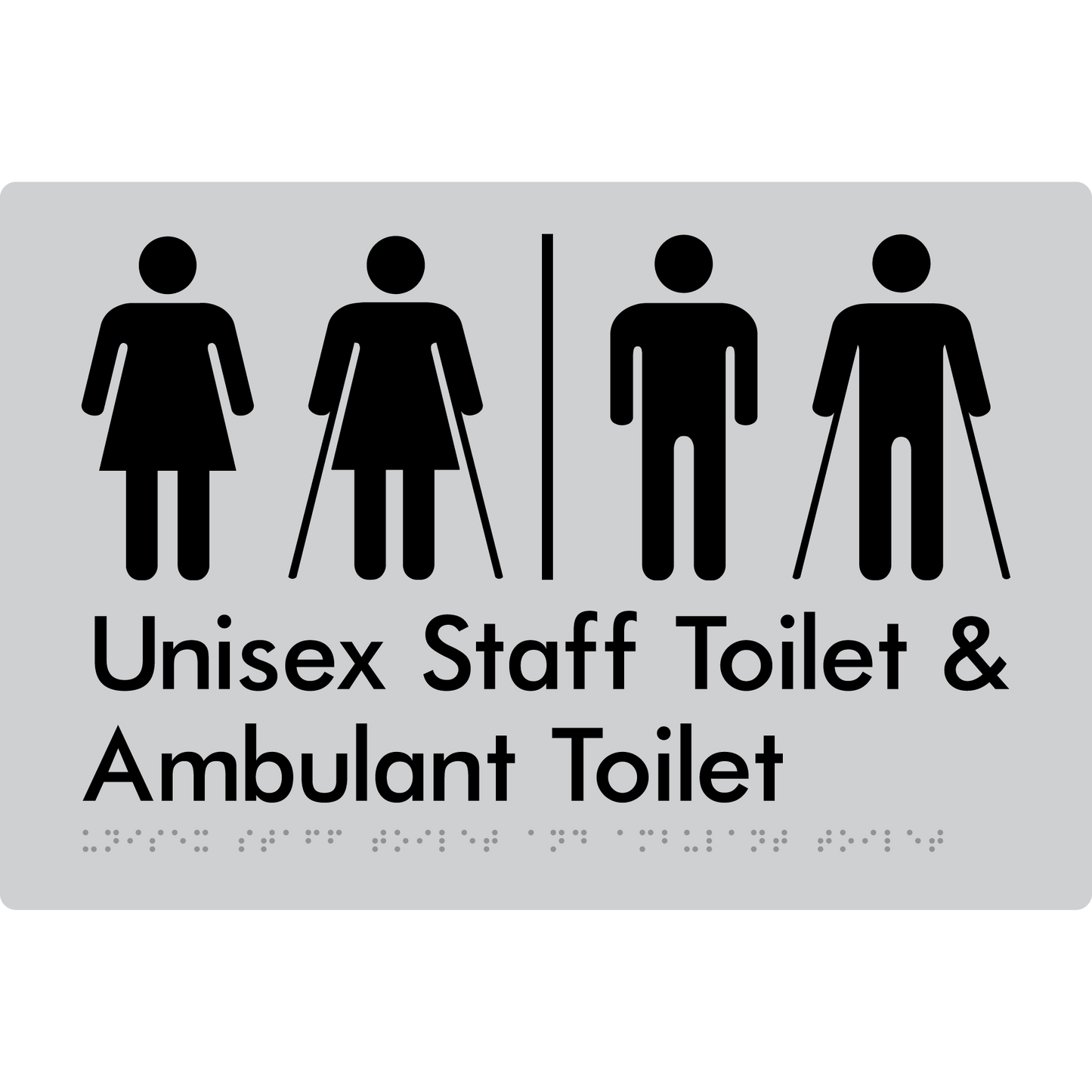 Unisex Staff Toilet and Ambulant Toilet with Airlock