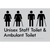 Unisex Staff Toilets and Ambulant Toilet
