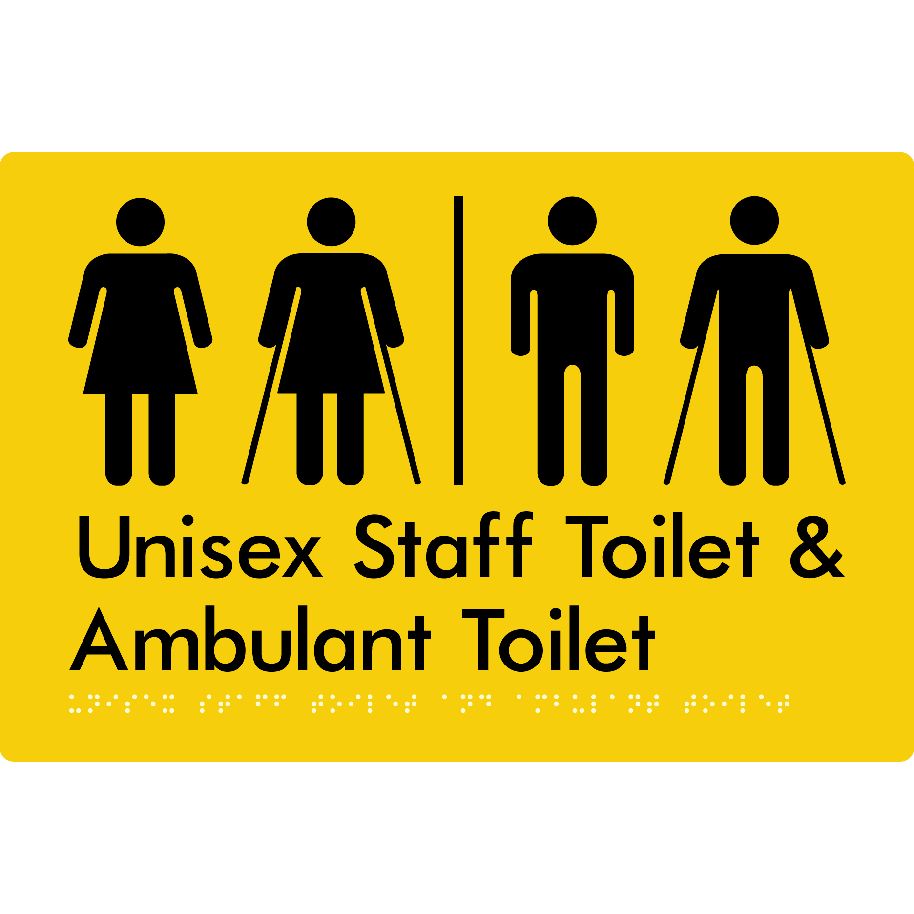 Unisex Staff Toilet and Ambulant Toilet with Airlock