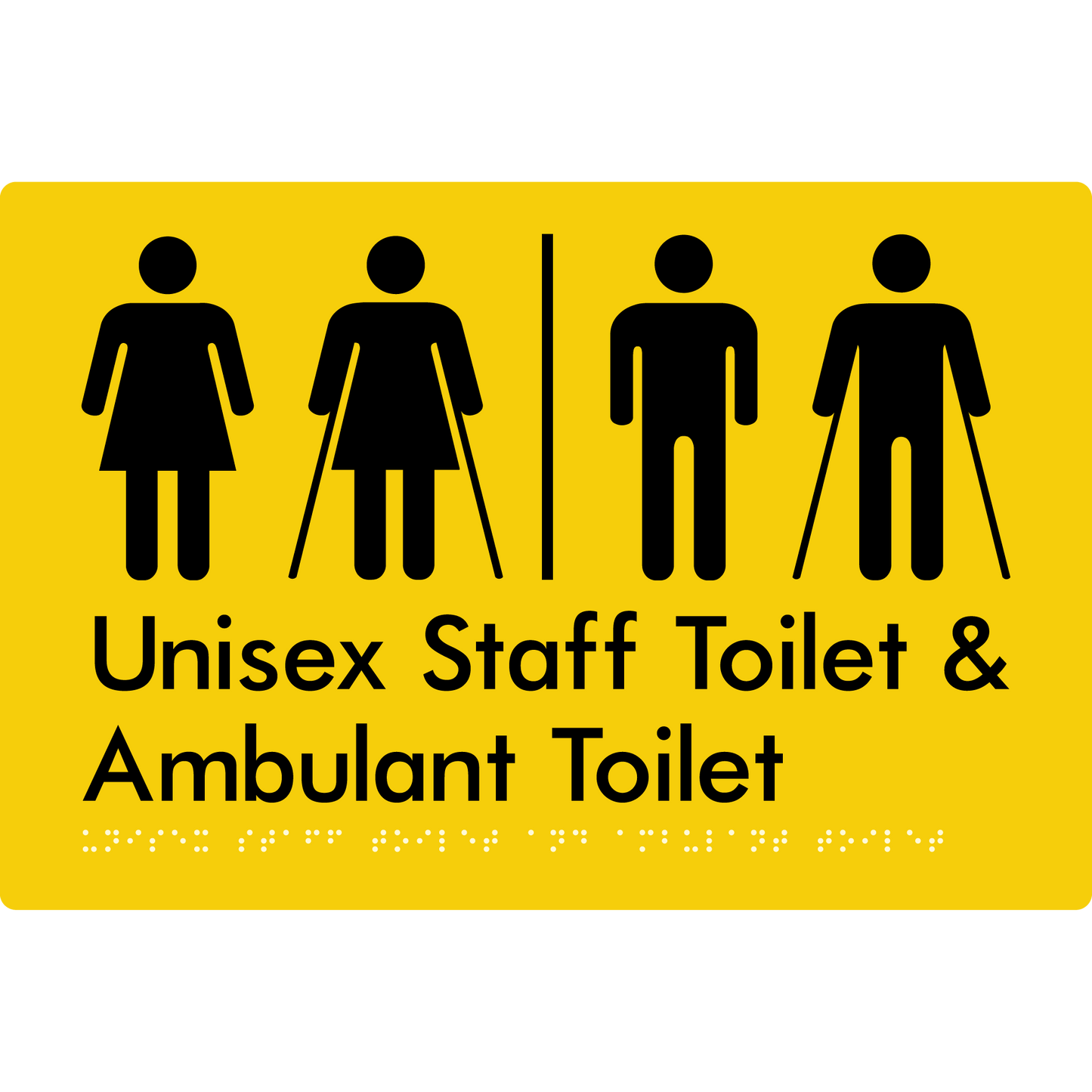 Unisex Staff Toilet and Ambulant Toilet with Airlock