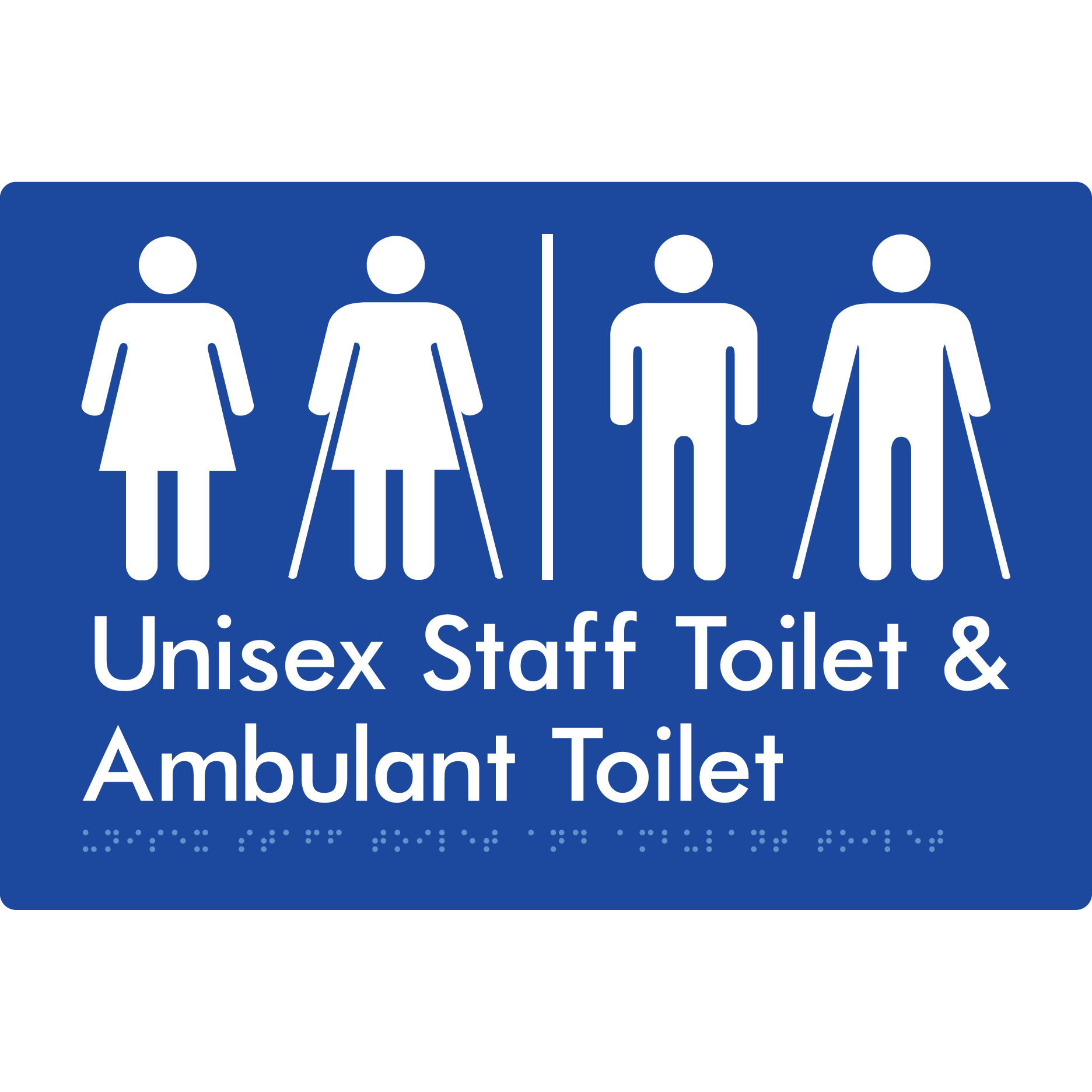 Unisex Staff Toilet and Ambulant Toilet with Airlock