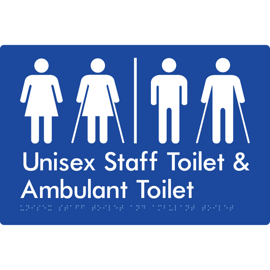 Unisex Staff Toilet and Ambulant Toilet with Airlock
