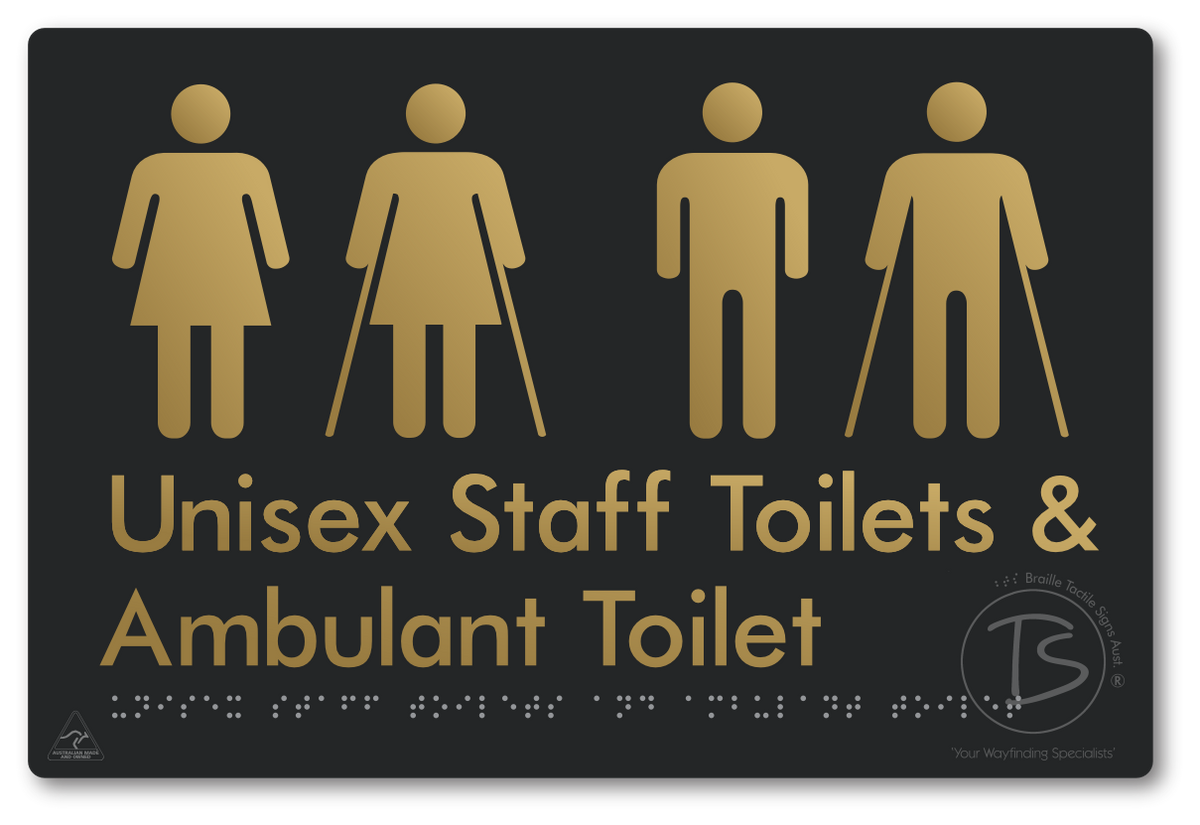 Unisex Staff Toilets and Ambulant Toilet