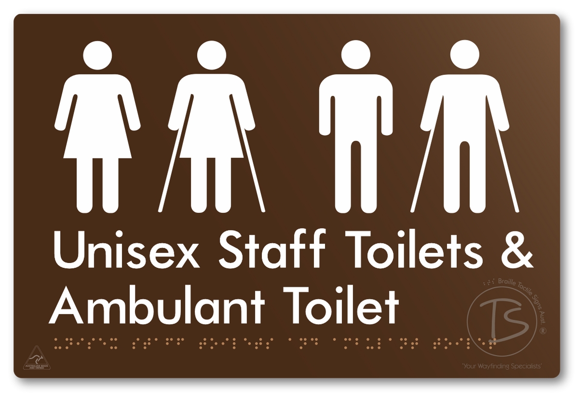 Unisex Staff Toilets and Ambulant Toilet
