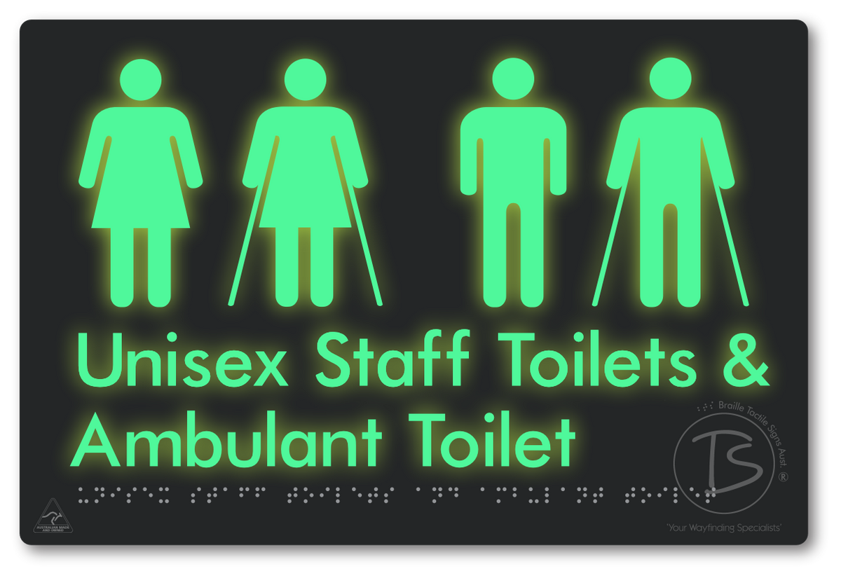 Unisex Staff Toilets and Ambulant Toilet