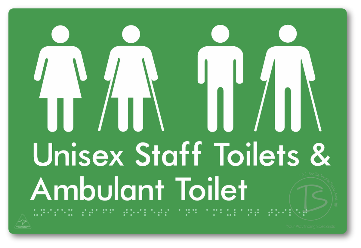 Unisex Staff Toilets and Ambulant Toilet