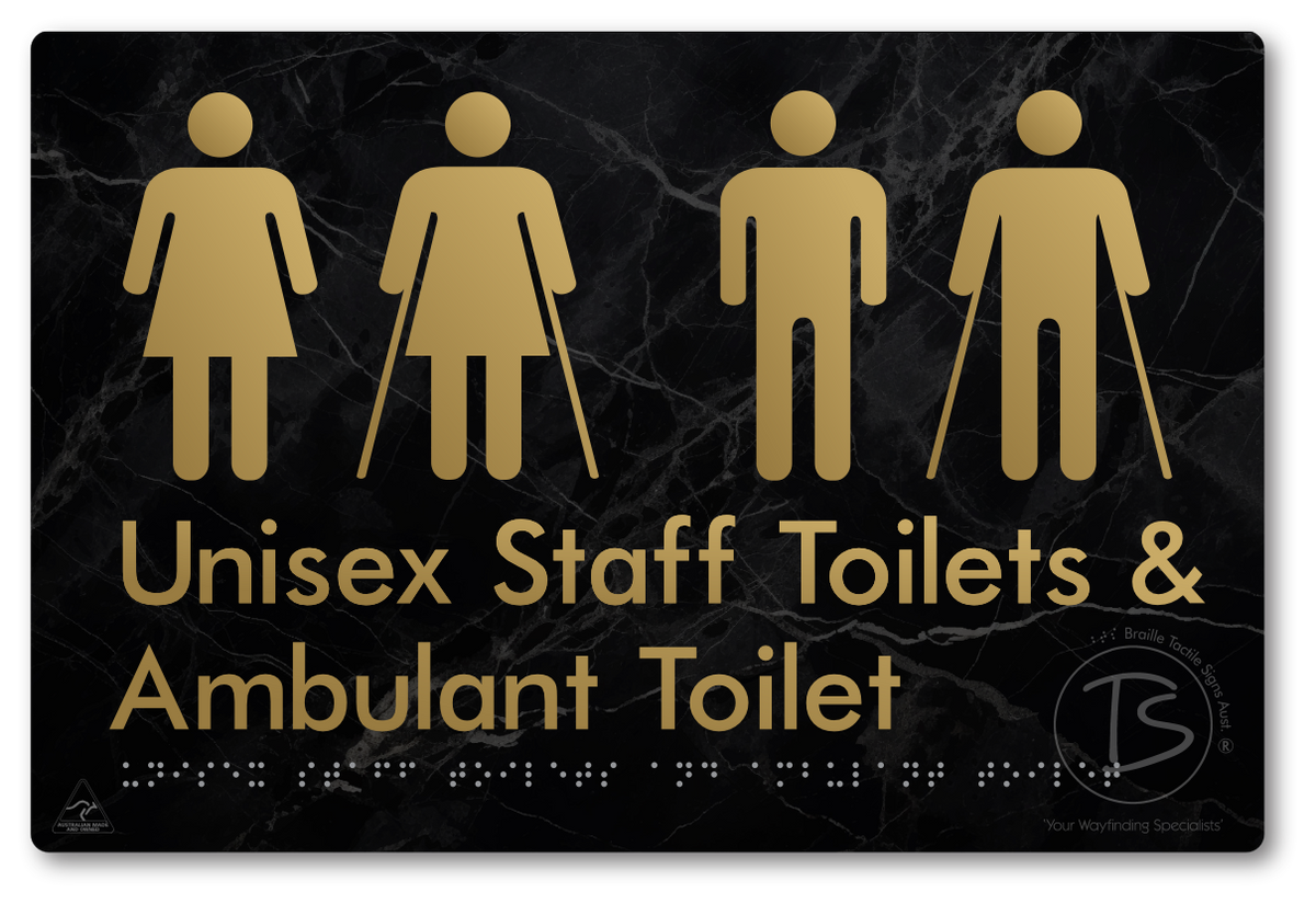 Unisex Staff Toilets and Ambulant Toilet