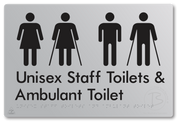 Unisex Staff Toilets and Ambulant Toilet