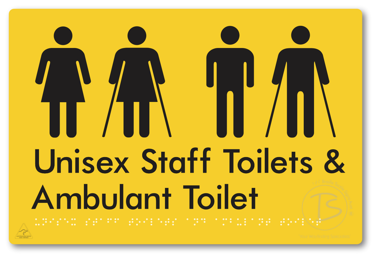Unisex Staff Toilets and Ambulant Toilet