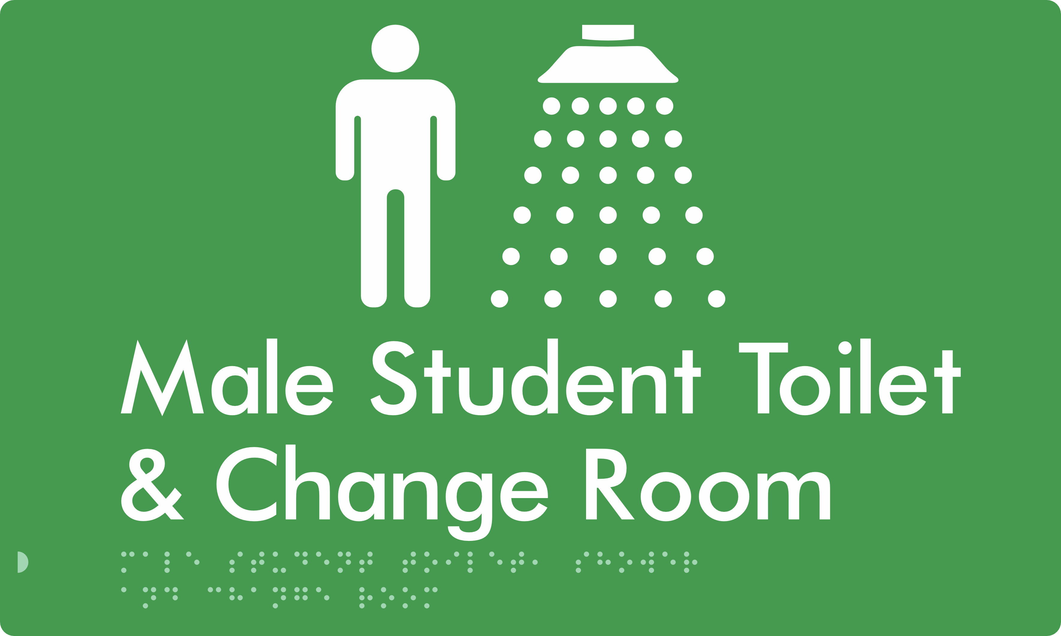 Male Student Toilet / Shower & Change Room