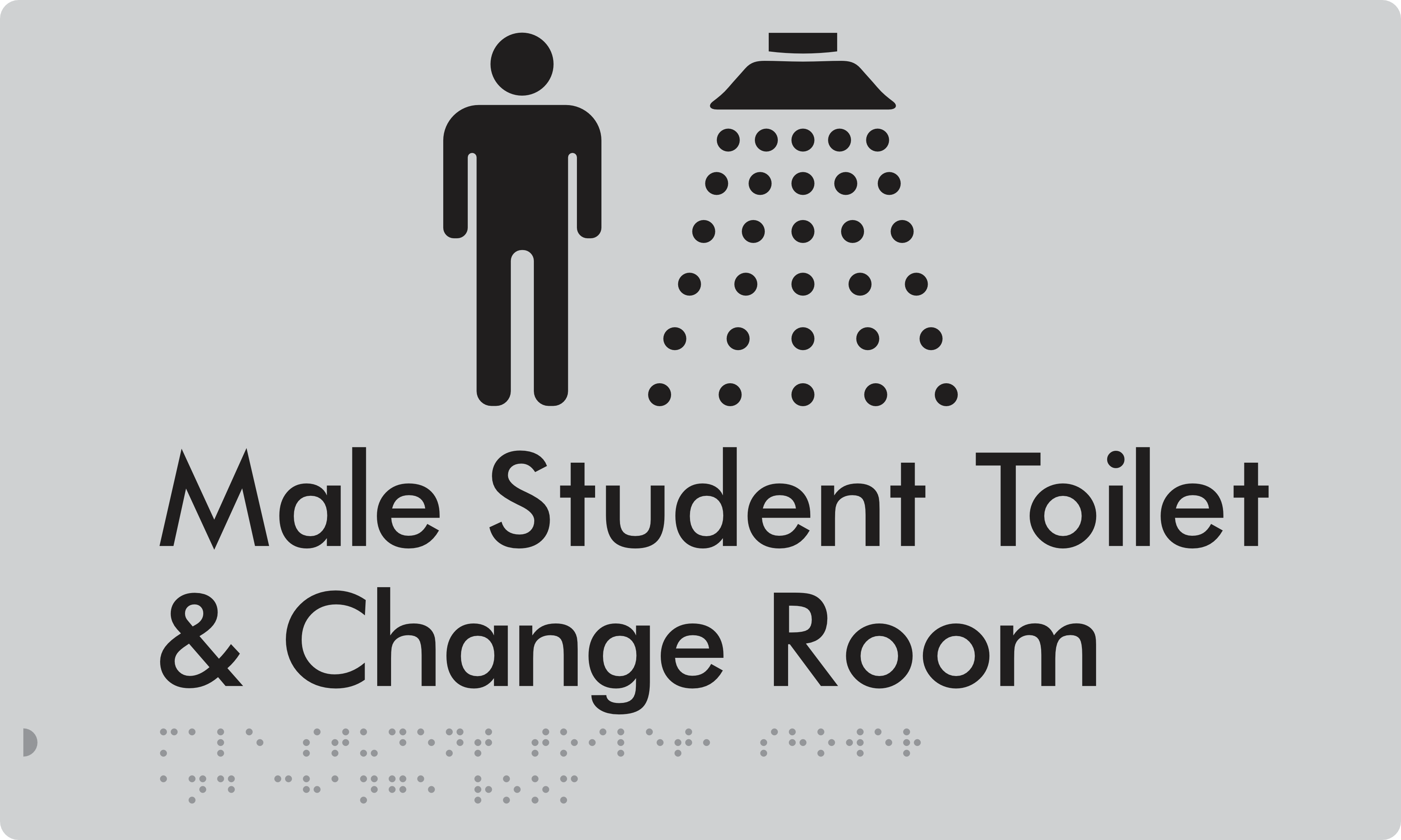 Male Student Toilet / Shower & Change Room