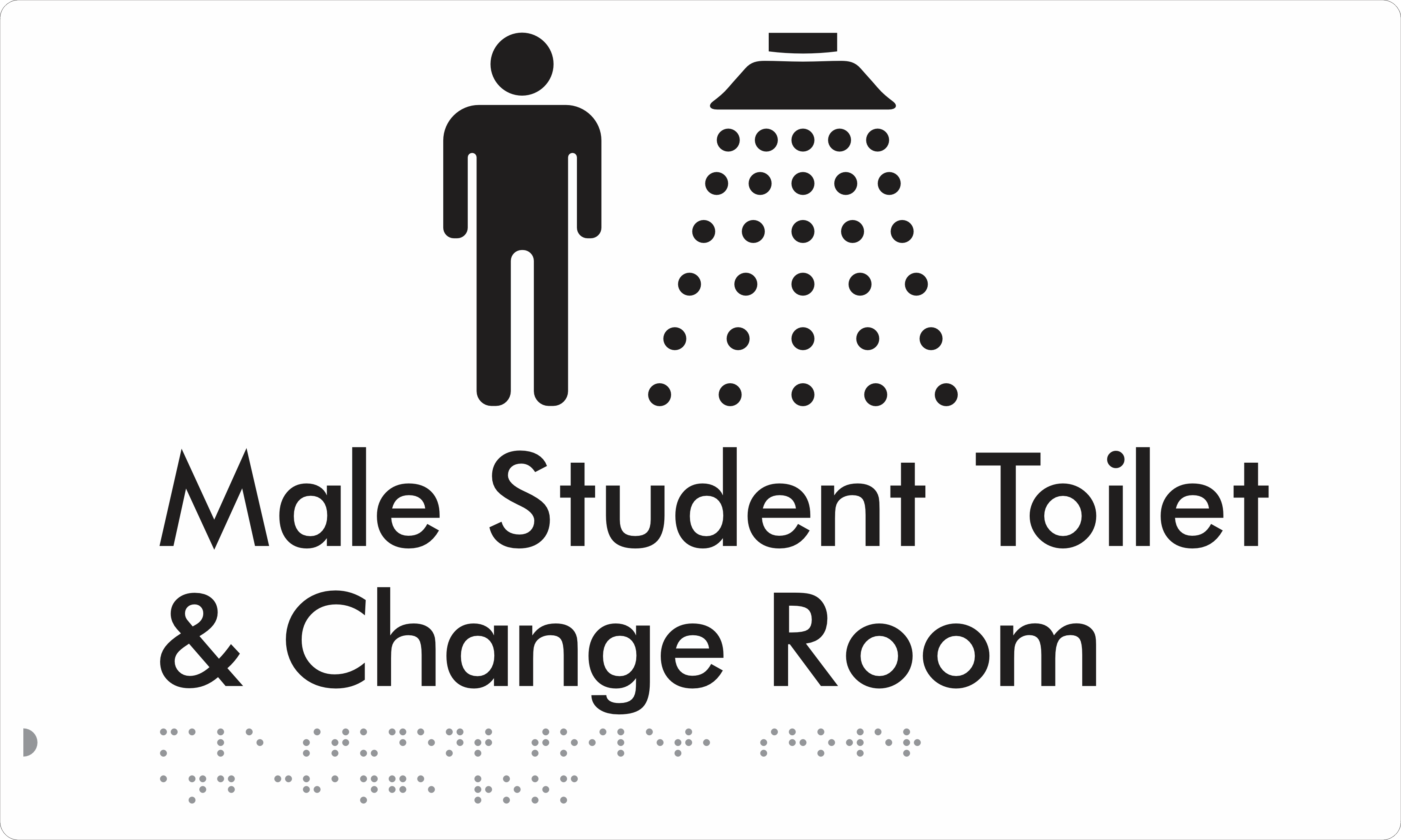 Male Student Toilet / Shower & Change Room
