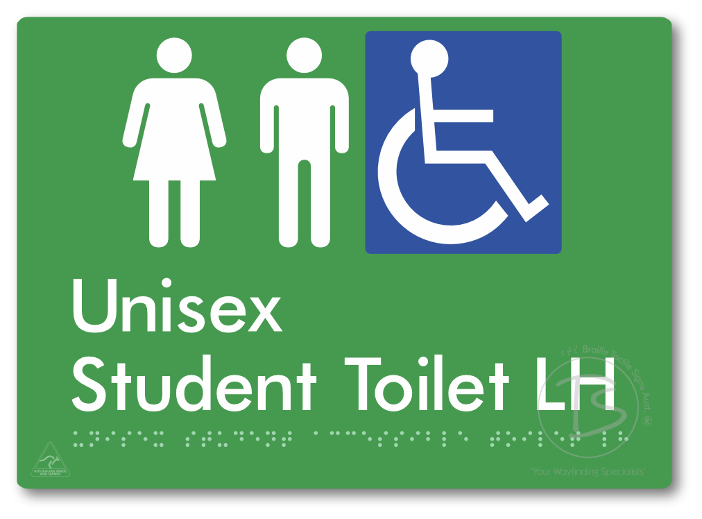 Unisex Student Accessible Toilet LH or RH