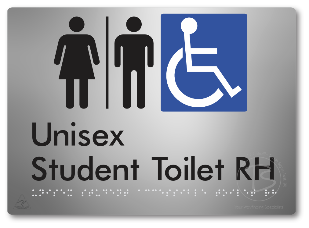 Unisex Accessible Student Toilet RH_Airlock