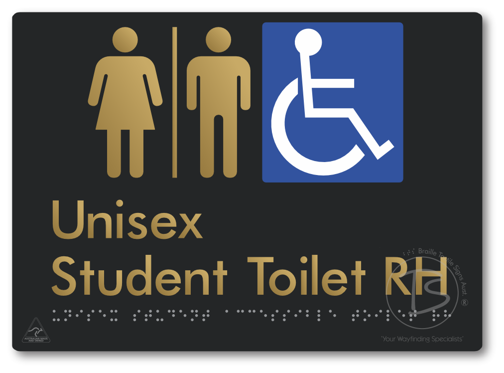 Unisex Accessible Student Toilet RH_Airlock