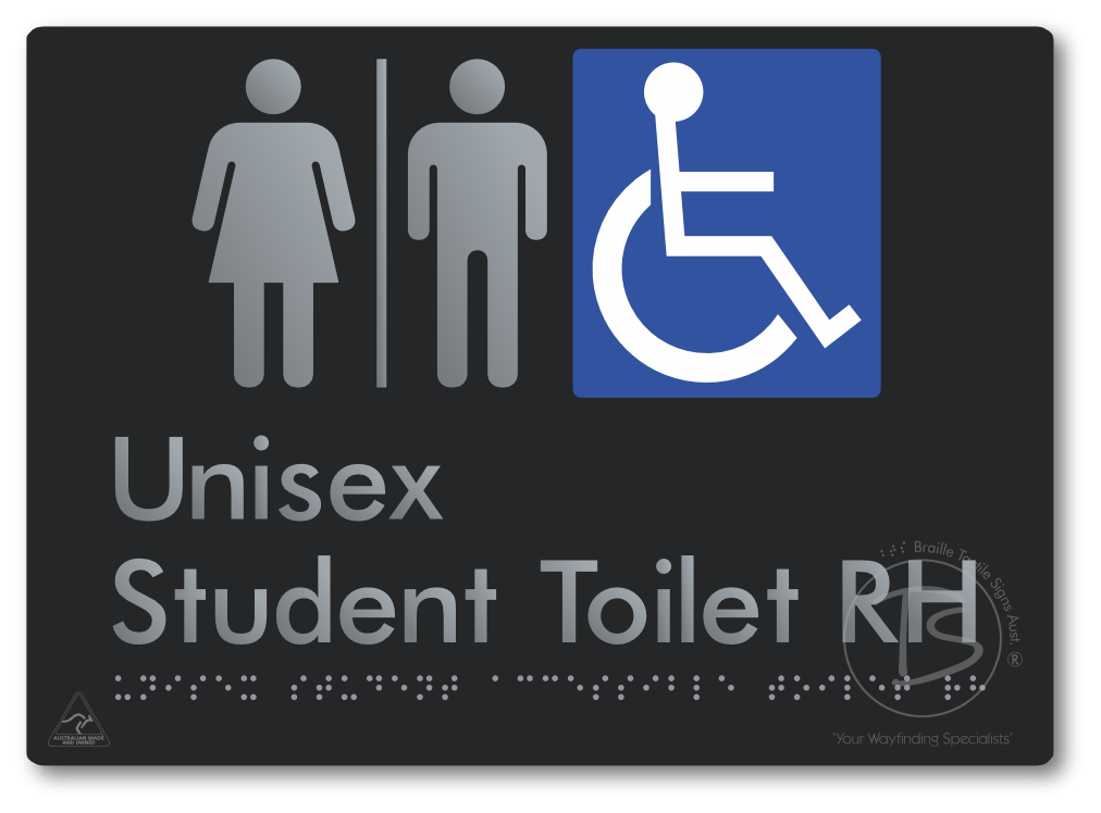 Unisex Accessible Student Toilet RH_Airlock