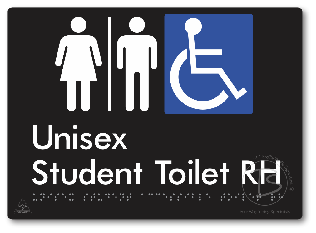 Unisex Accessible Student Toilet RH_Airlock