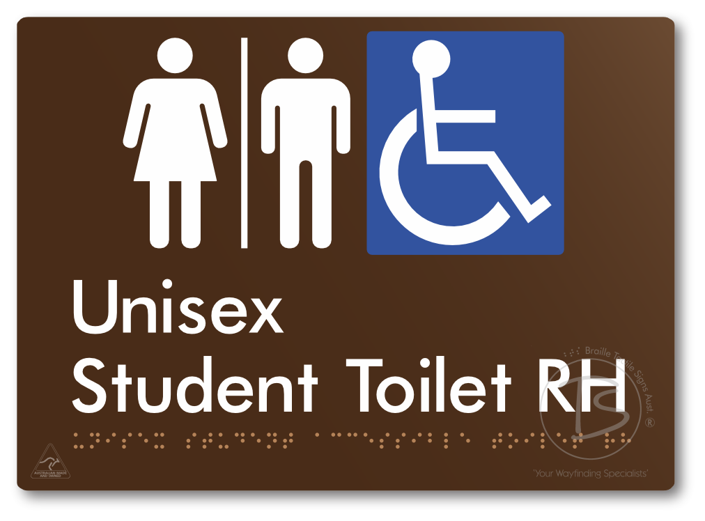 Unisex Accessible Student Toilet RH_Airlock